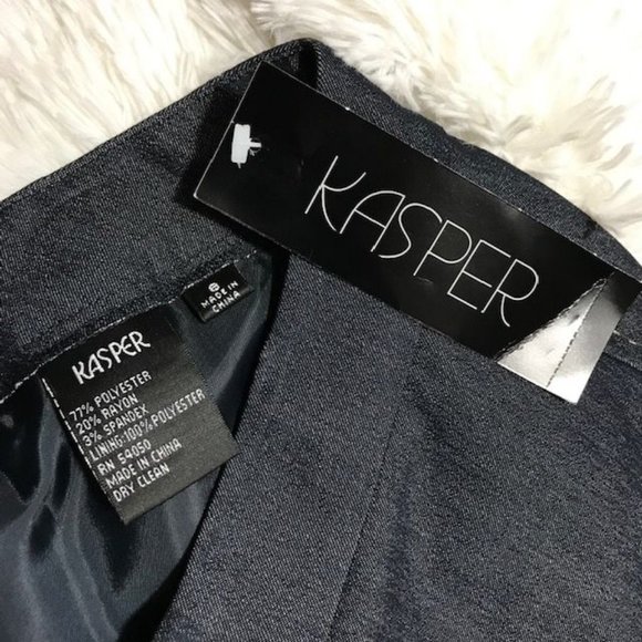Kasper Carmel Silken Denim Contrast Stitch Pant - Picture 9 of 11